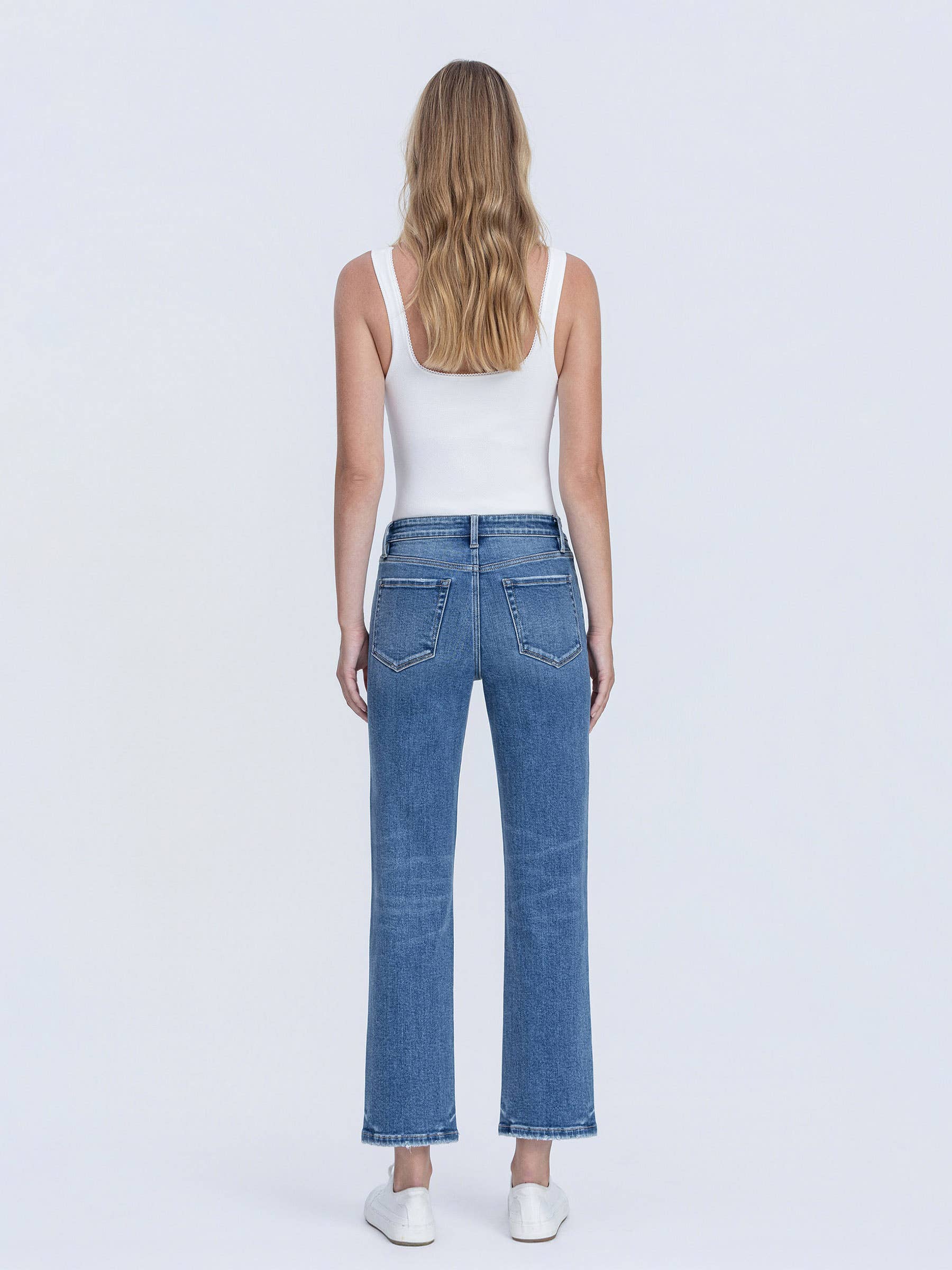 Holly High Rise Straight Jeans
