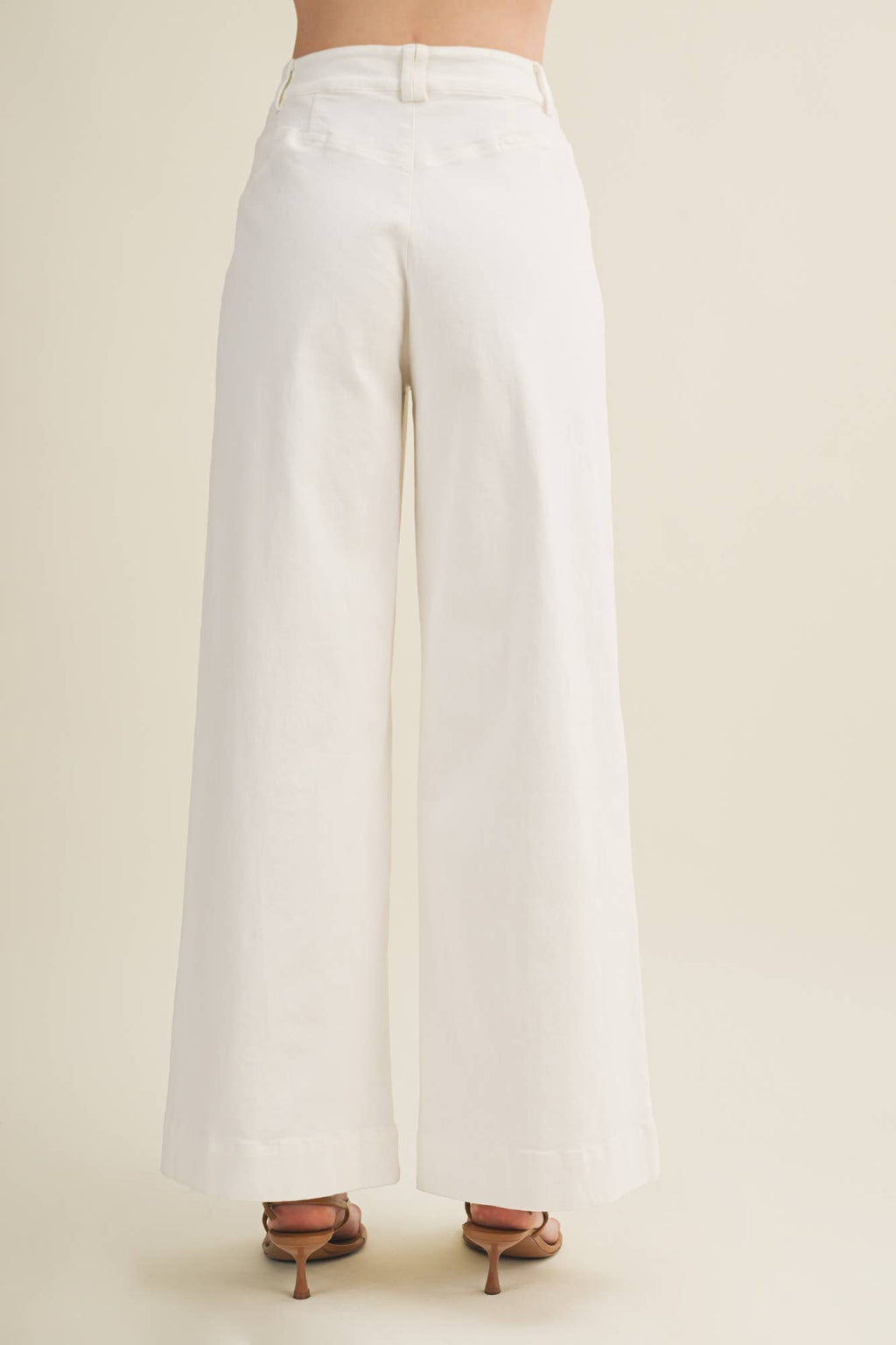 Sculpted High-Rise Architectural Pants