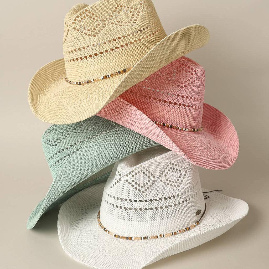 Eco-Friendly Woven Cowboy Panama Adjustable Sun Hat