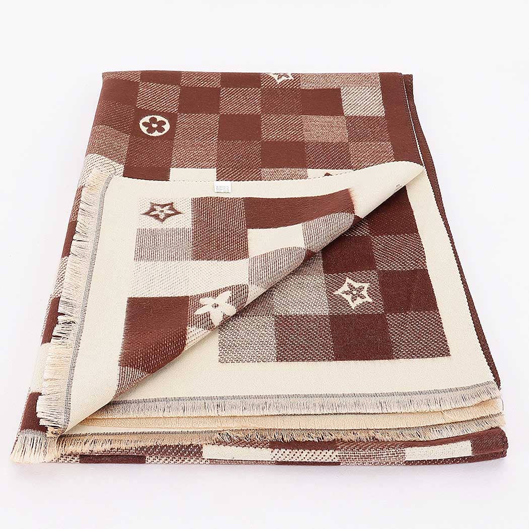 Montclair Check Motif Scarf