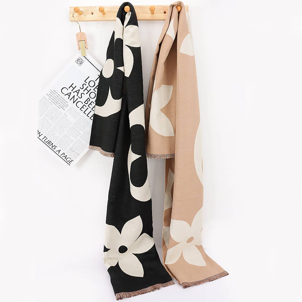 Margaux Abstract Wrap Scarf