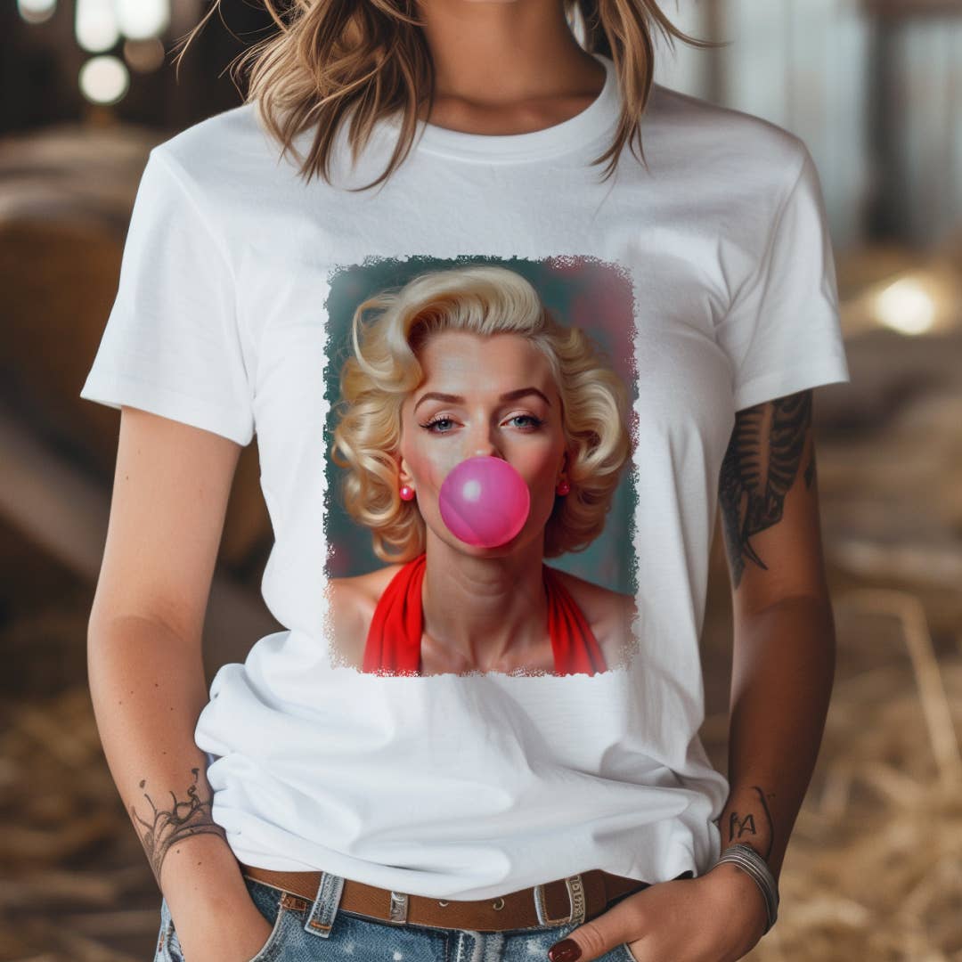 Vintage Marilyn Style Graphic Tee