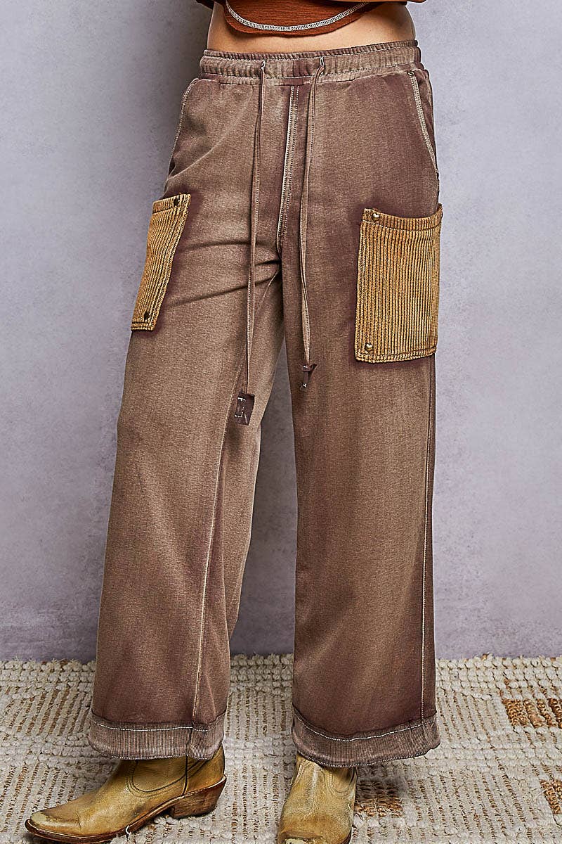 Katrina Terry Knit Wide Leg Pants