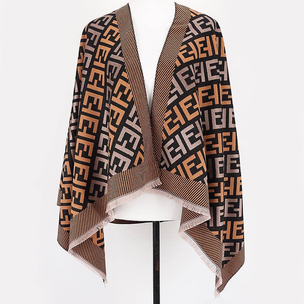Laurent Signature Logo Scarf