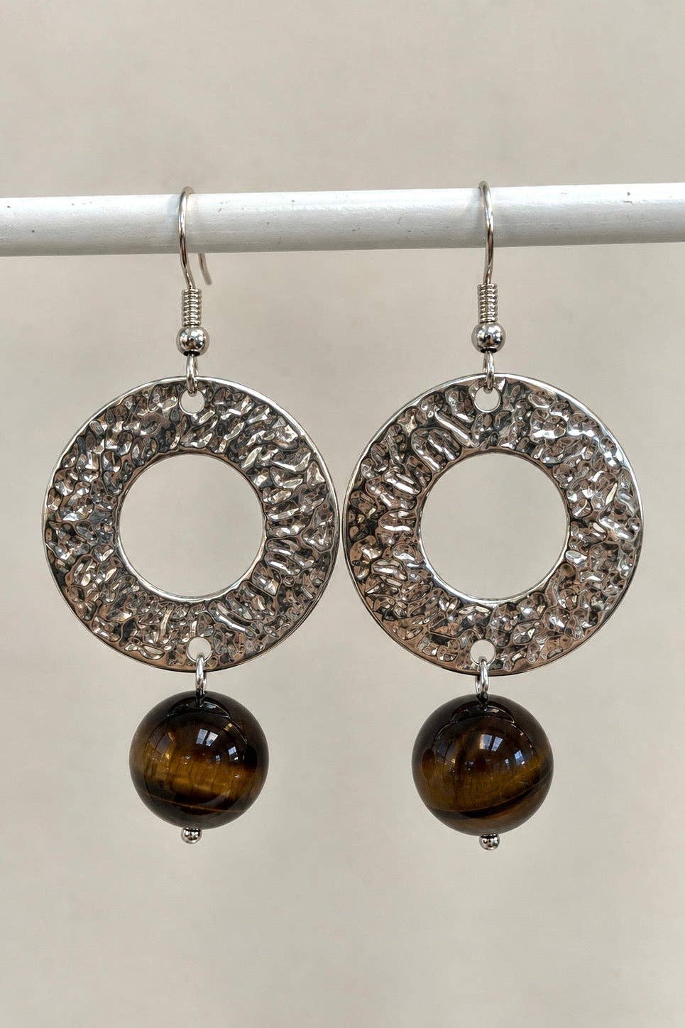 Prima Earring Tiger Eye