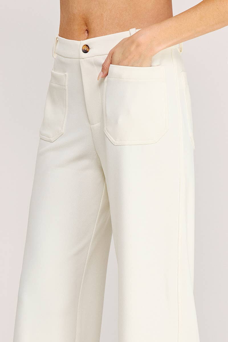 Knit Straight Leg Trousers