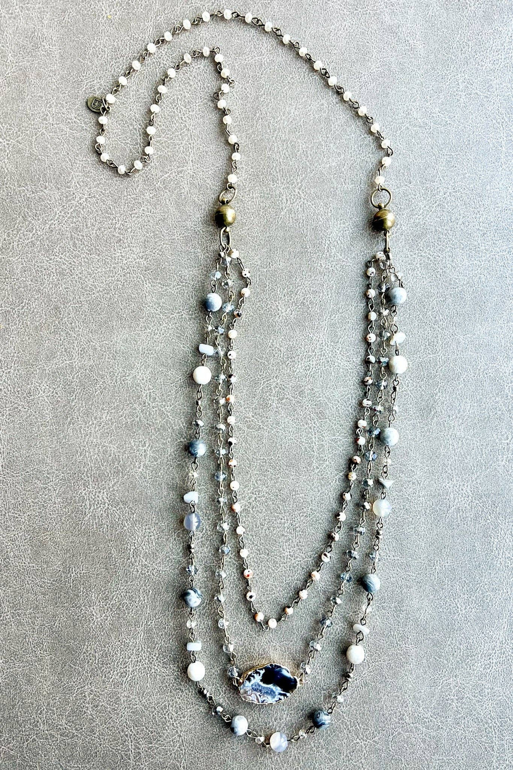 Florence Necklace Grey