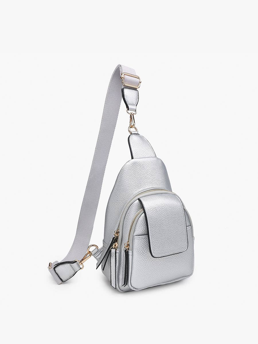 Sophia Sling Bag w/ Flapover Pocket