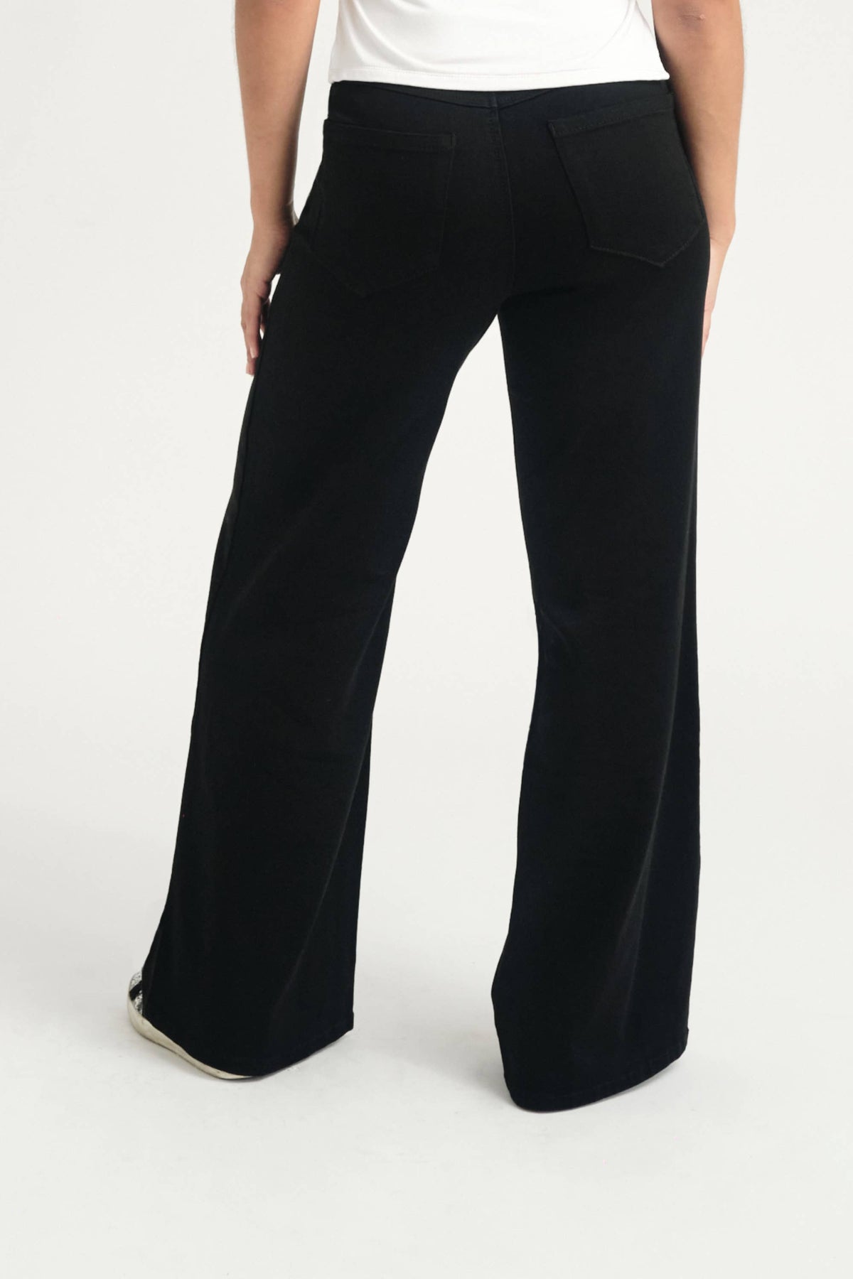Simply Perfect Black 30” Inseam Wide Leg Jeans