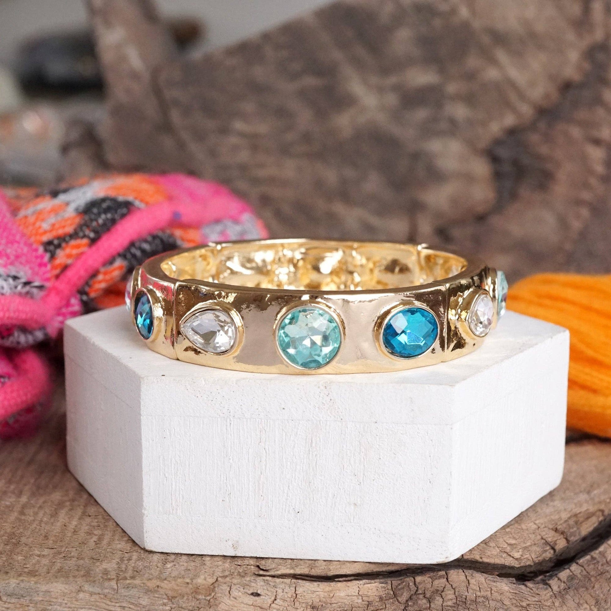 Sparkly Crystal Stretch Bangle