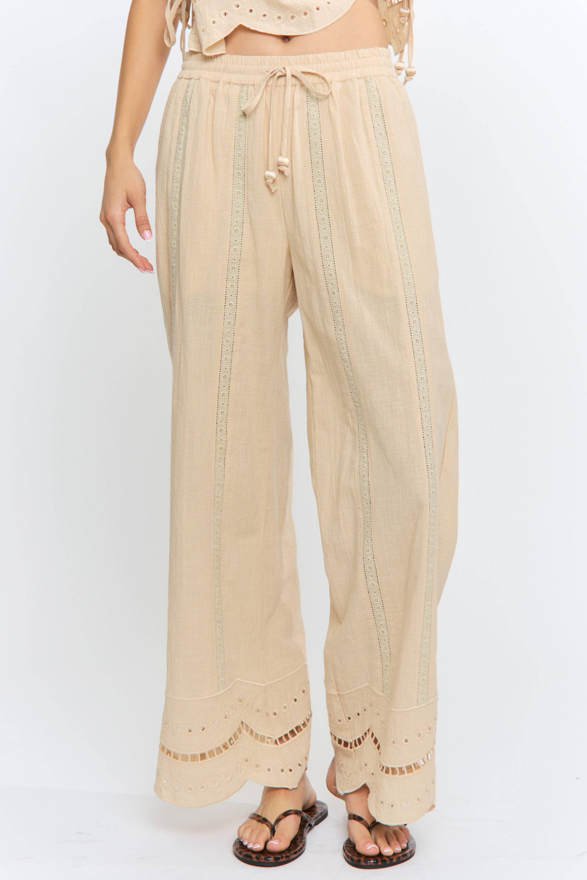 Embroidered Cotton Co-Ord Matching Set