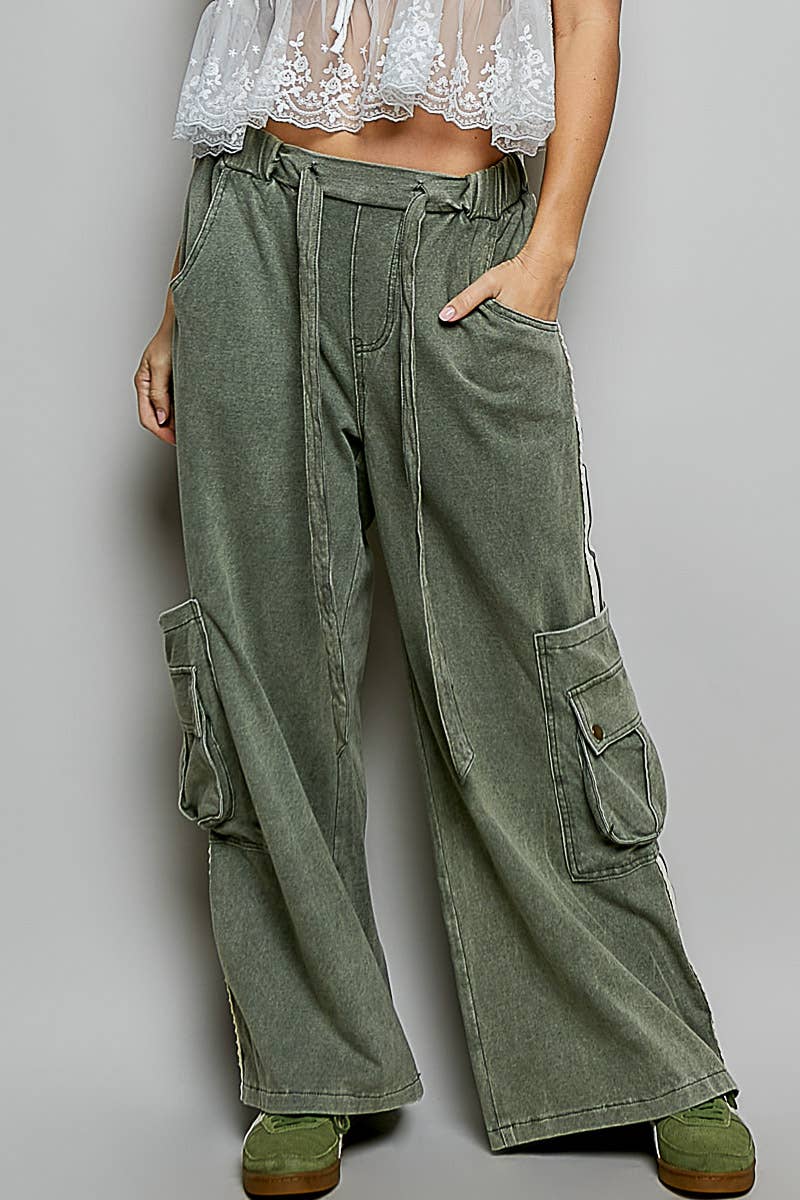 Sloane Washed Cargo Pants