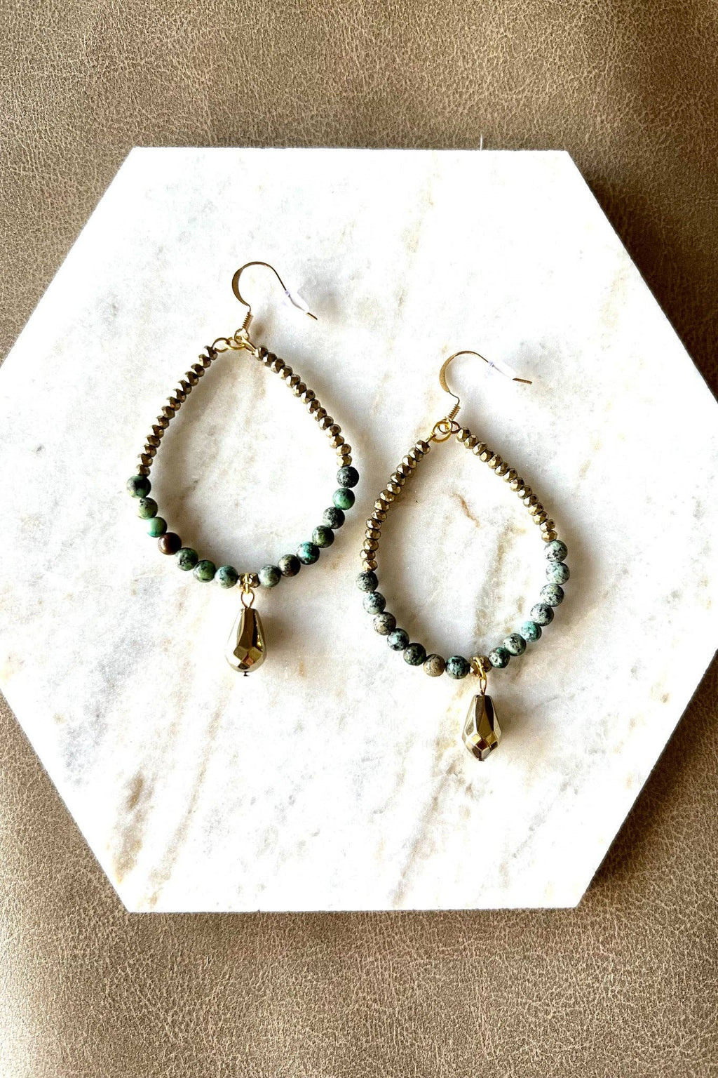 Boho Earrings/Larissa Earrings African Turquoise