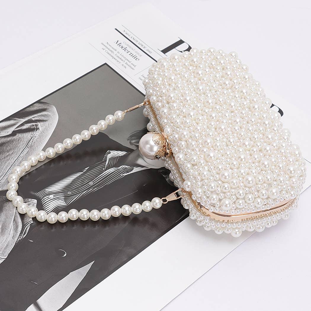 Pearl Handmade Party Clutch