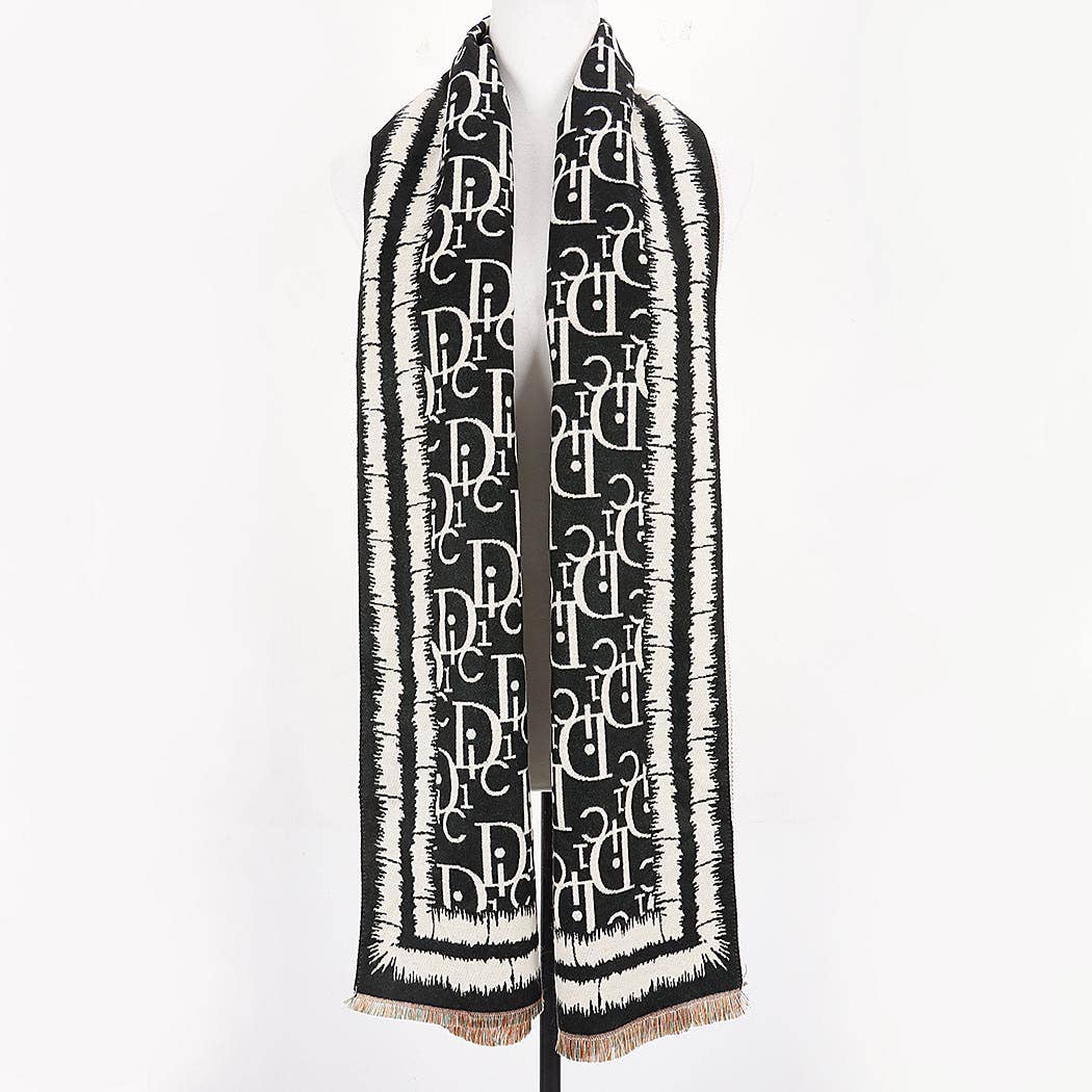Diora Signature Monogram Scarf