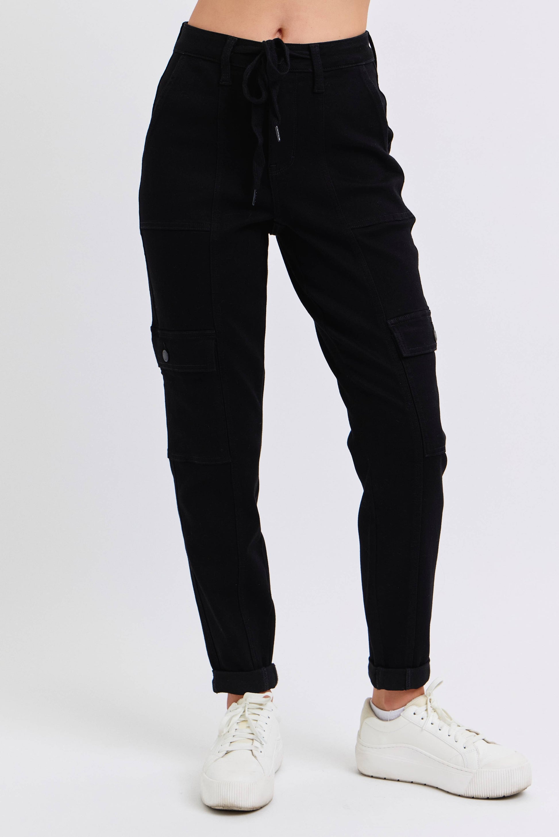 Judy Blue High Waisted Cargo Cuffed Jogger