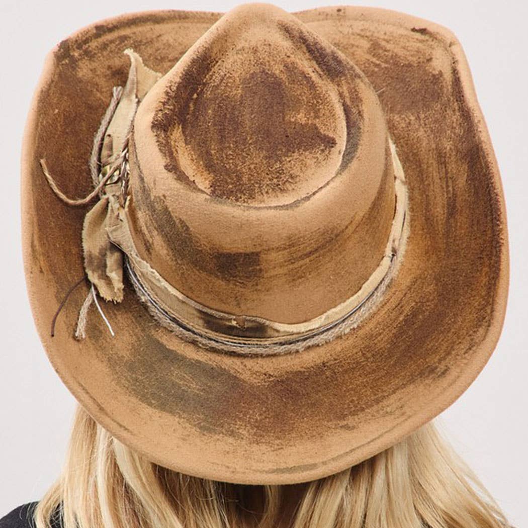 Vintage Versatile Shapeable Cowgirl Hat