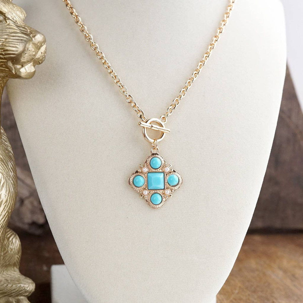 Verdant Relic – Ornate Pendant Necklace
