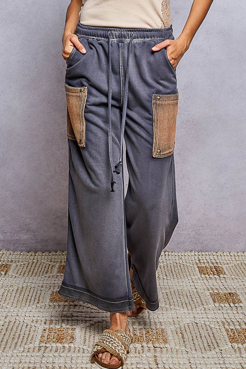 Katrina Terry Knit Wide Leg Pants