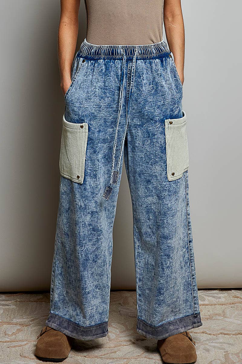 Katrina Terry Knit Wide Leg Pants