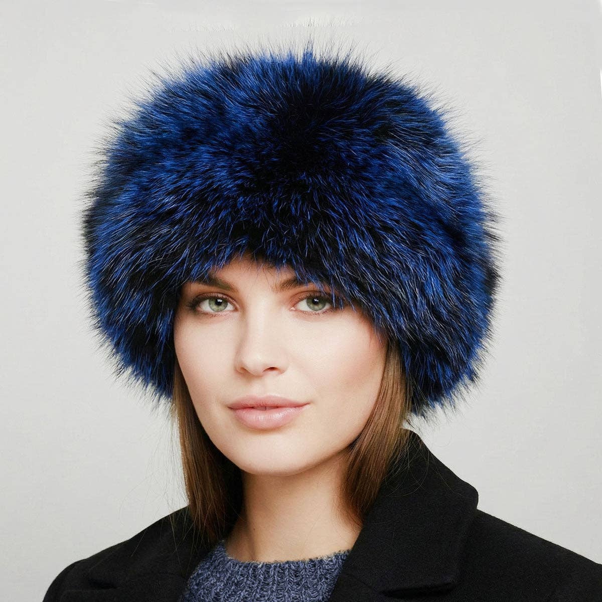Hat Luxe Faux Fur Kubanka Winter Cap Women