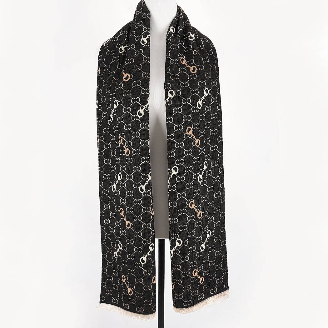 Beaumont Equestrian Print Scarf