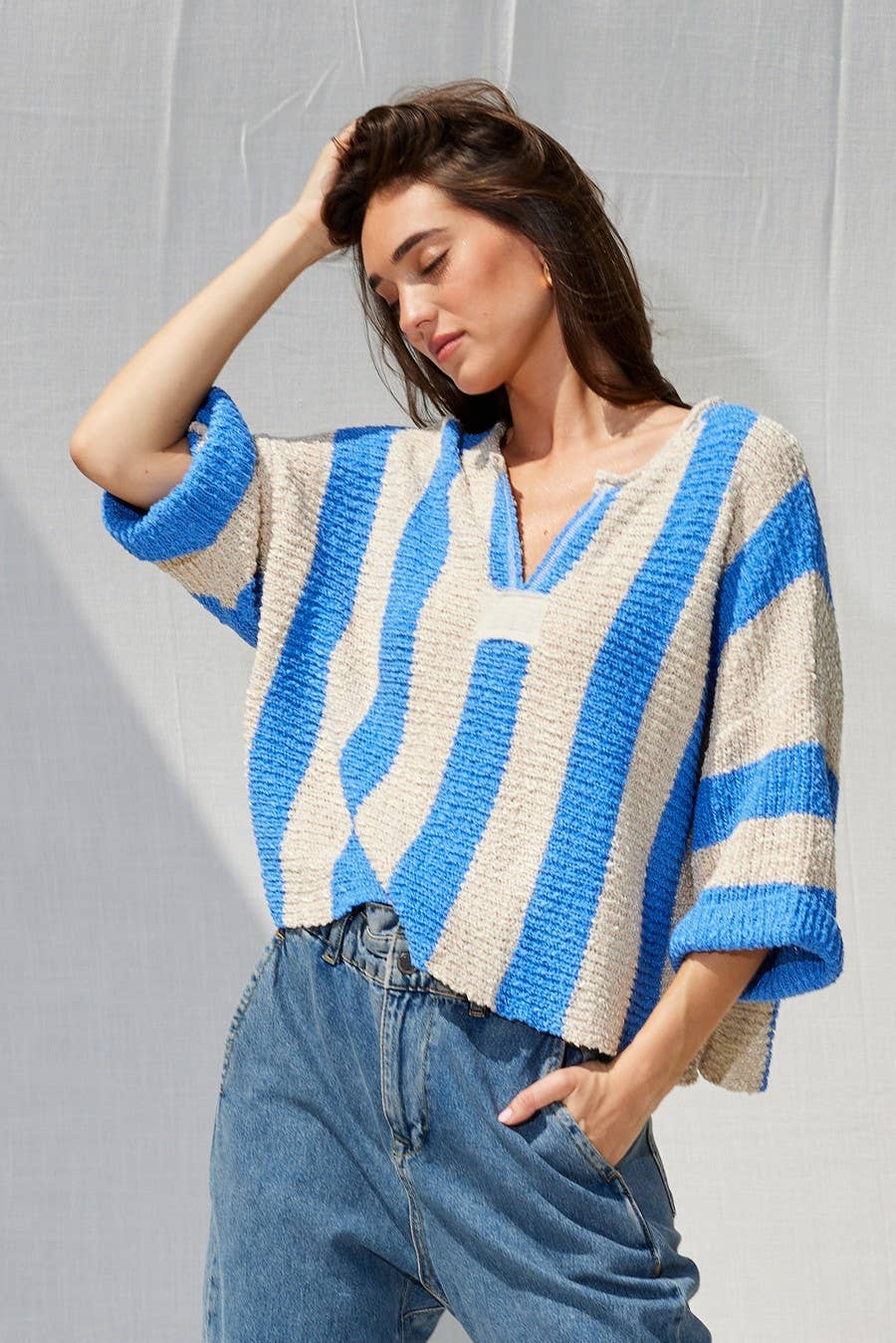 Free Spirit Vertical Stripe Sweater
