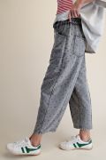 Easel Ditsy Printed Washed Terry Pants