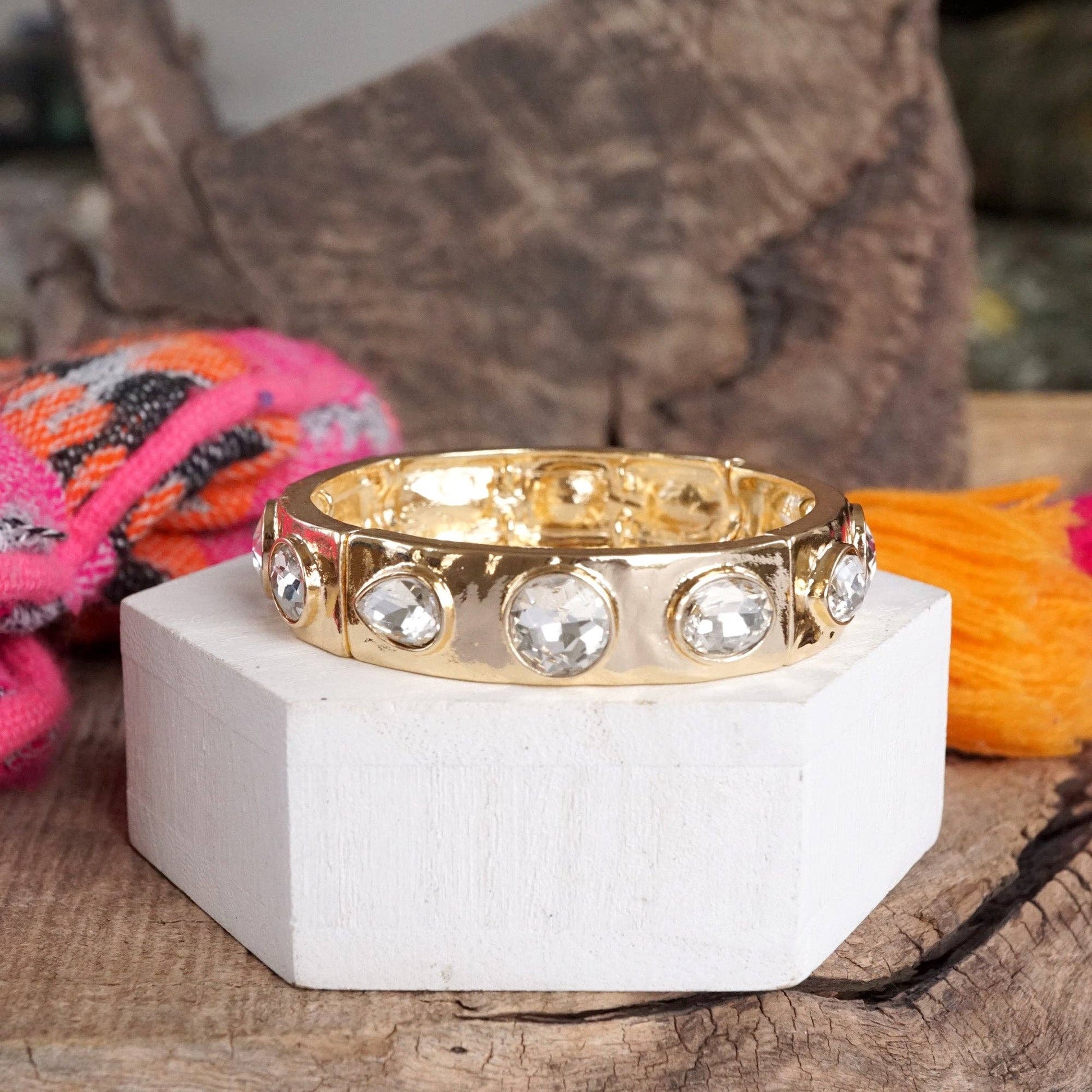 Sparkly Crystal Stretch Bangle