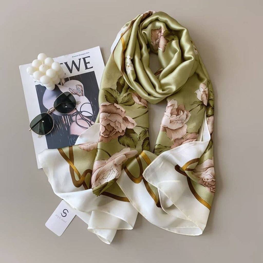 Blossom Satin Scarf