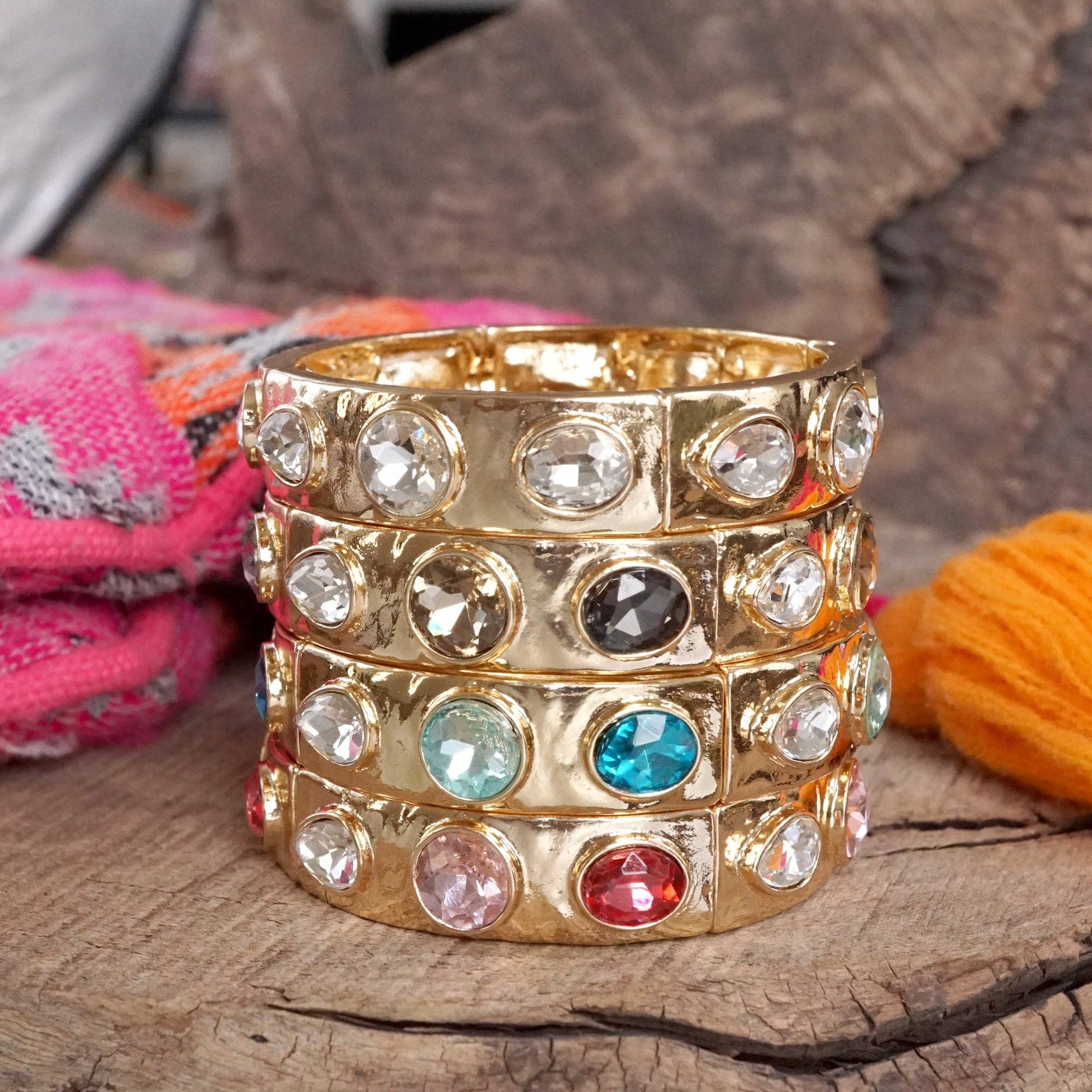 Sparkly Crystal Stretch Bangle