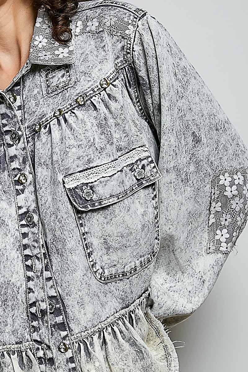 Ember Vintage Wash Twill Jacket