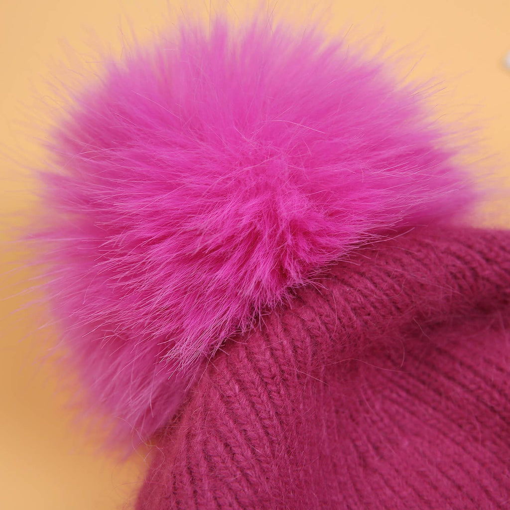 Decorative Perlies Accent Pompom Hat SD120