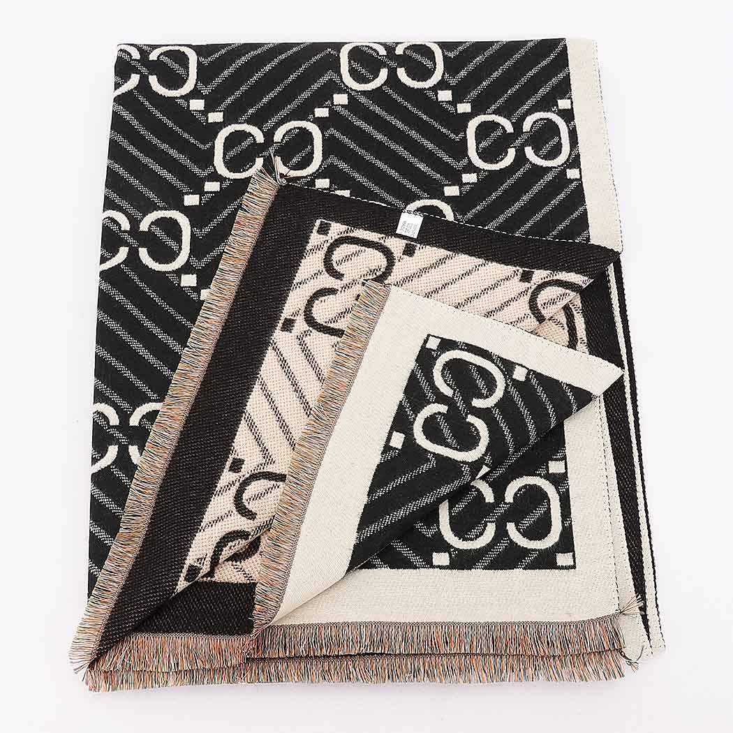 Alessandra Heritage Monogram Scarf
