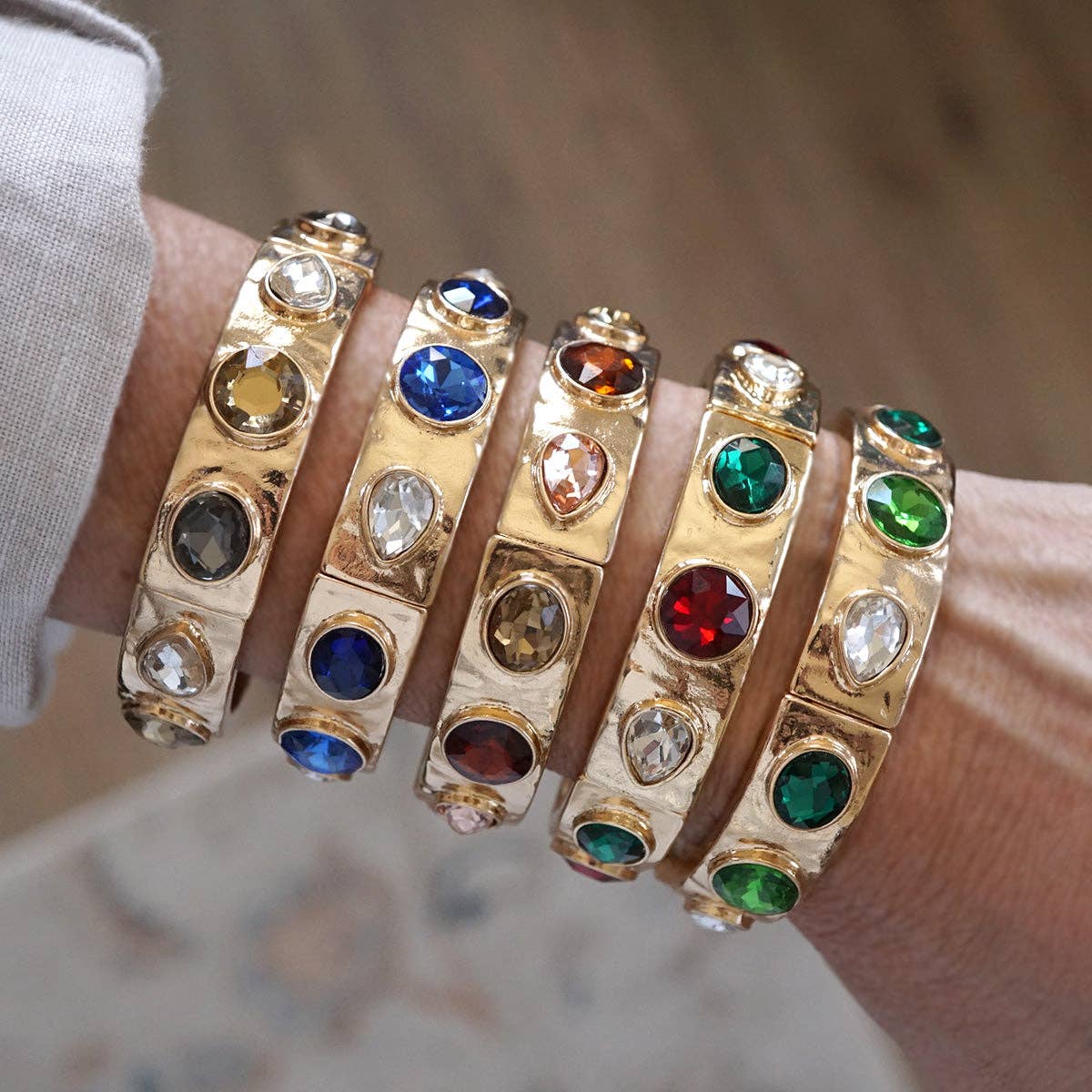 Sparkly Crystal Stretch Bangle