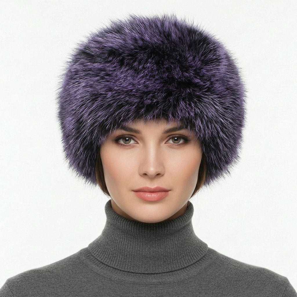 Hat Luxe Faux Fur Kubanka Winter Cap Women