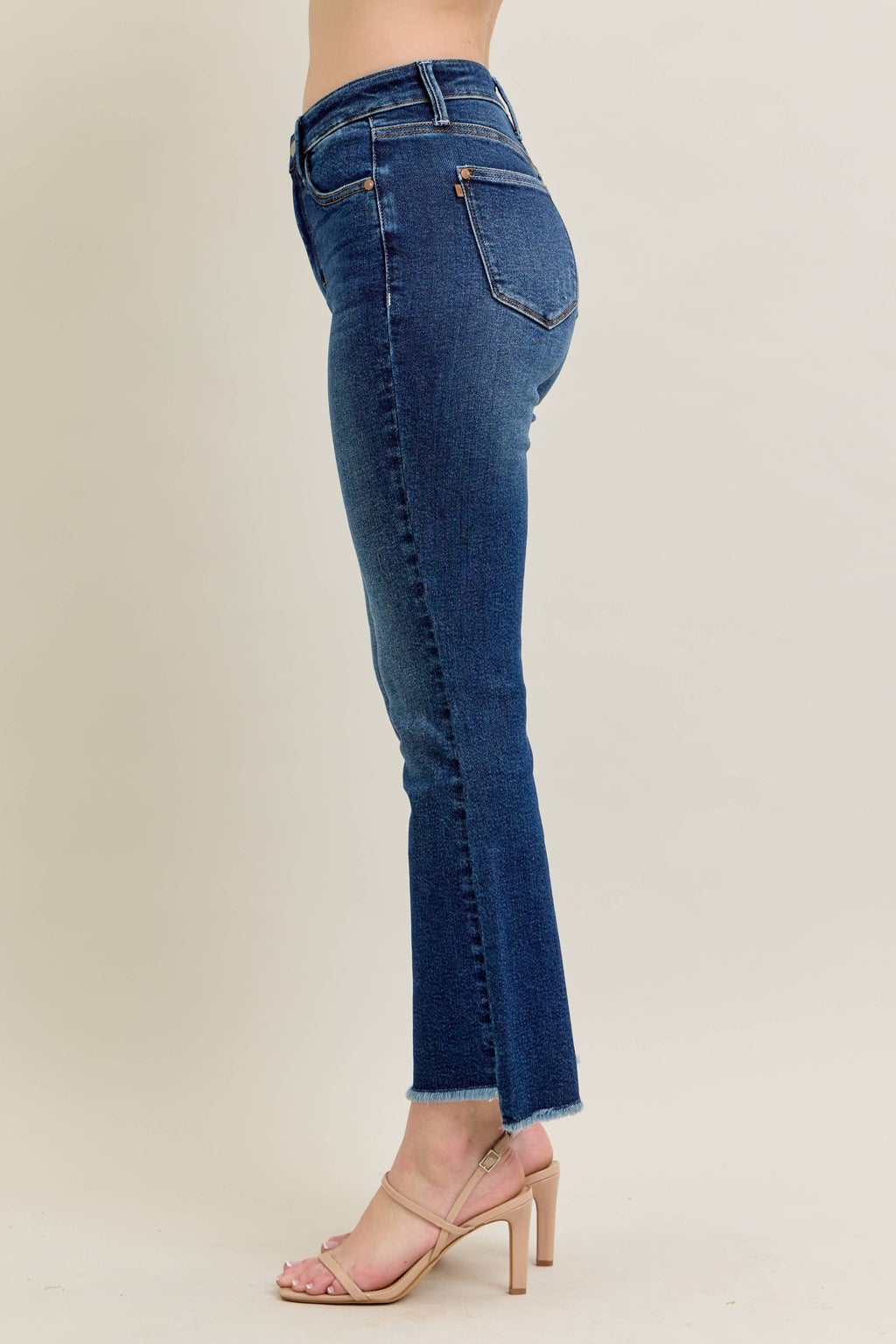 Judy Blue Iris High Waisted Dark Wash Kick Flare