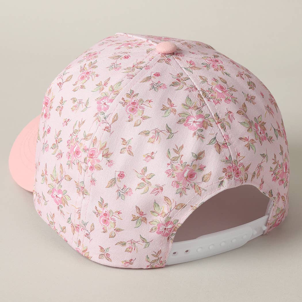 MOTHER Embroidered Flower PatternTrucker Hat