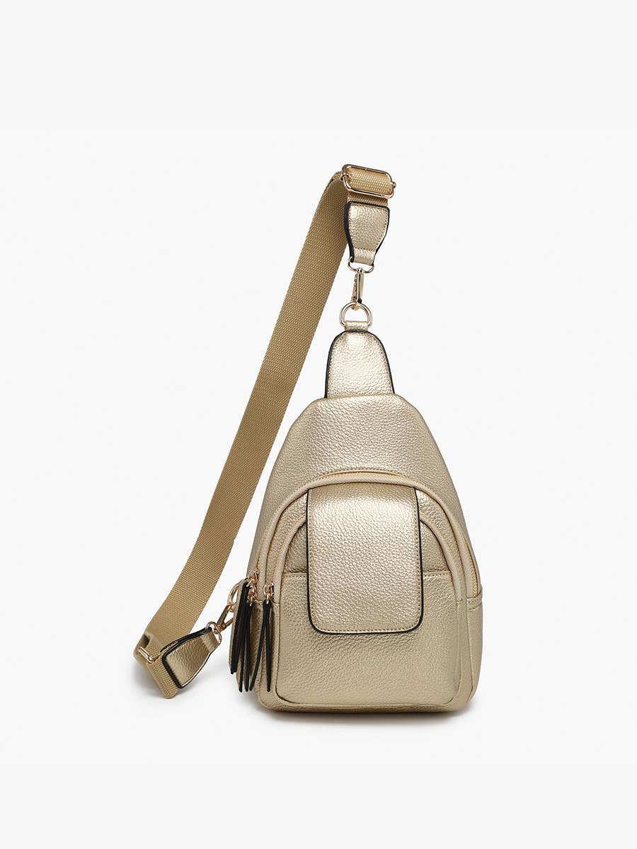 Sophia Sling Bag w/ Flapover Pocket