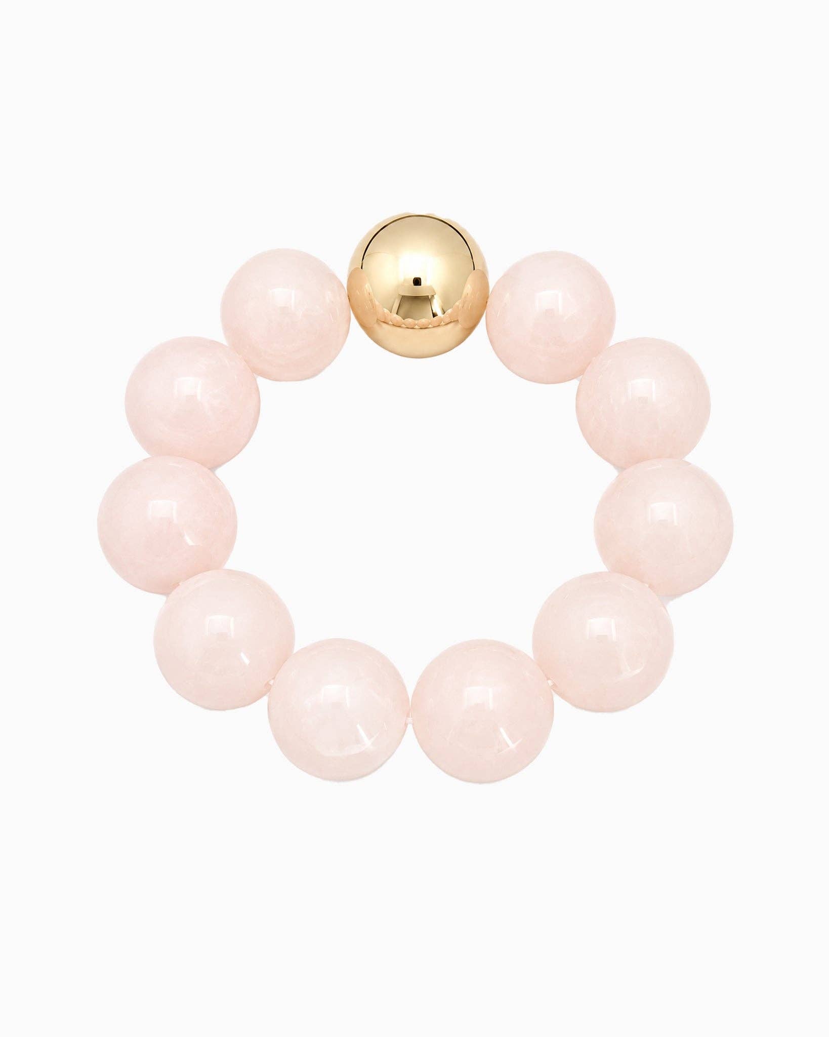 Pastel Marble Statement Beaded Stretch Bracelet