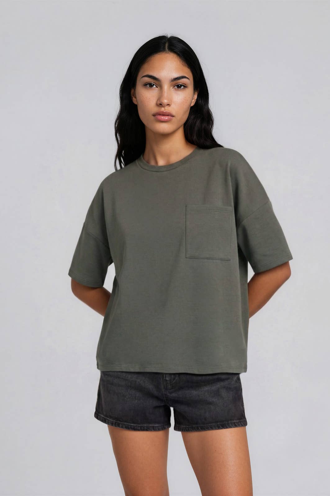 Seline Scuba Crew Neck Pocket Tee