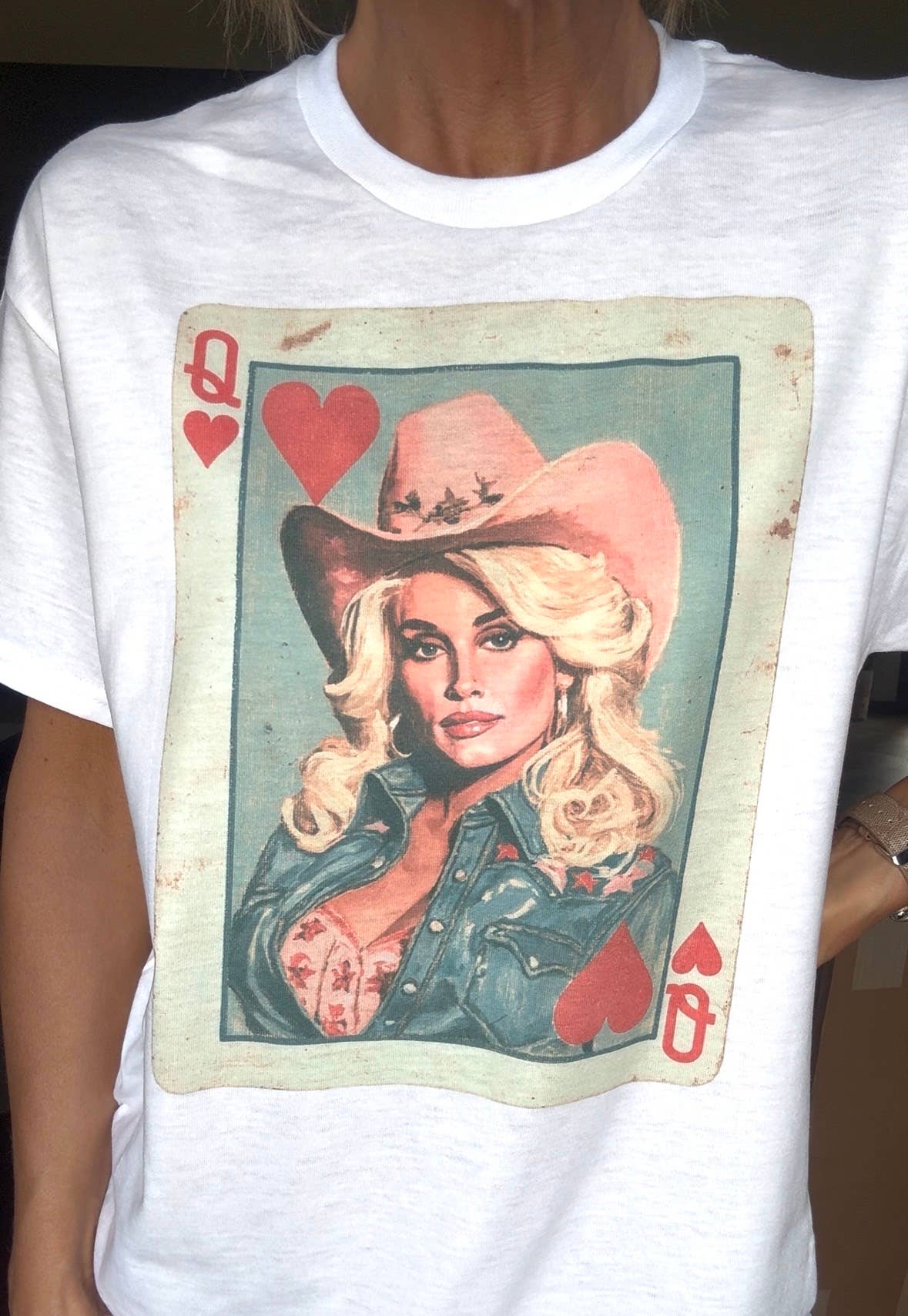Dolly Queen of Hearts Graphic Tee