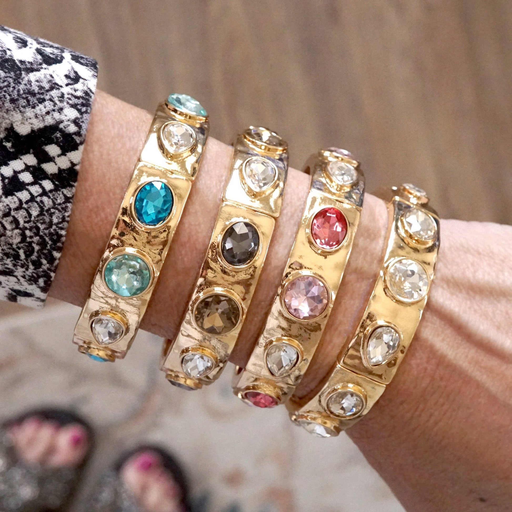 Sparkly Crystal Stretch Bangle