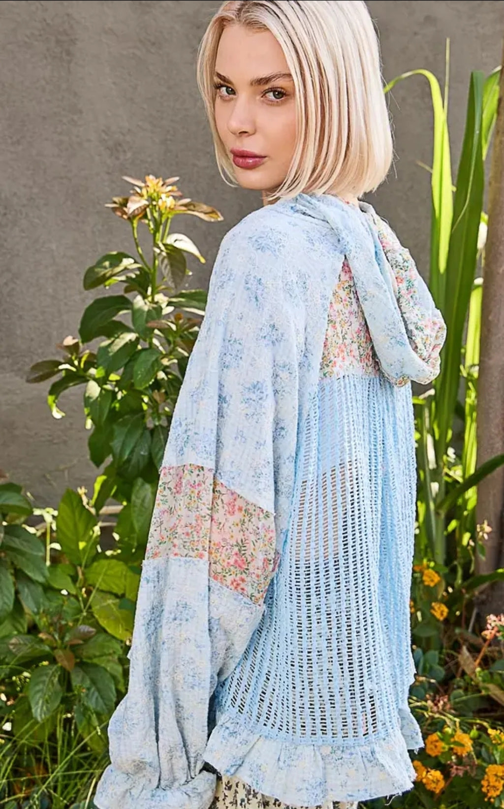 Vintage Embroidered Boho Hoodie Jacket