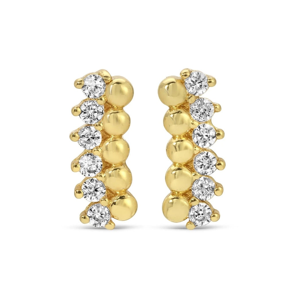 Splendid Iris Delicate Dots & CZ Studs