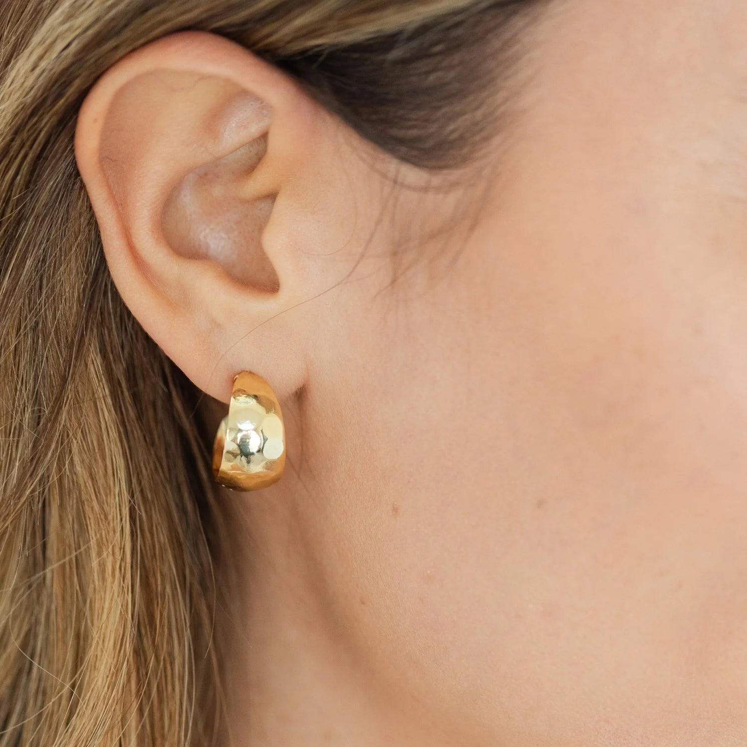 Splendid Iris Small Rounded Trending Hoops