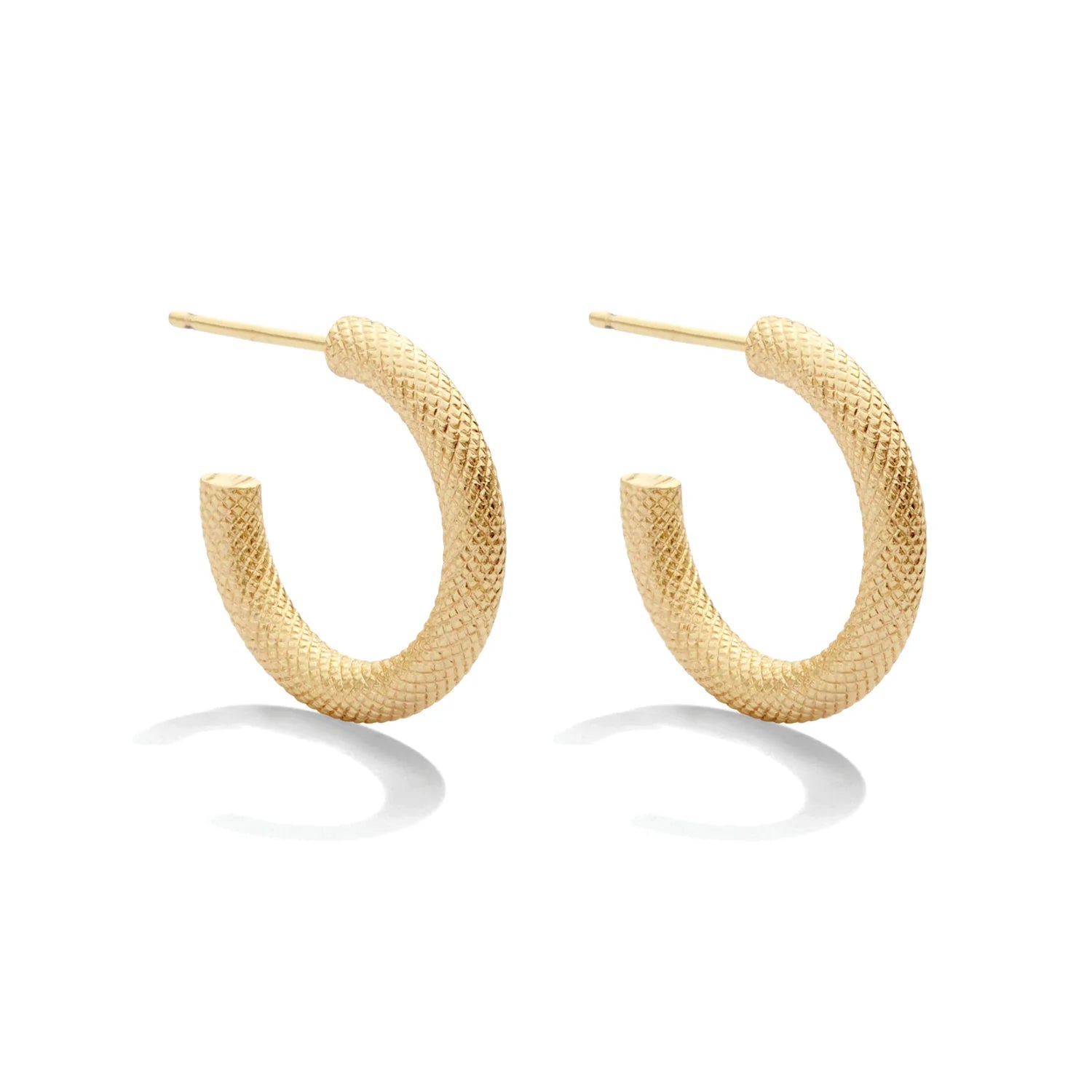 Splendid Iris Beautifully Textured Hoops